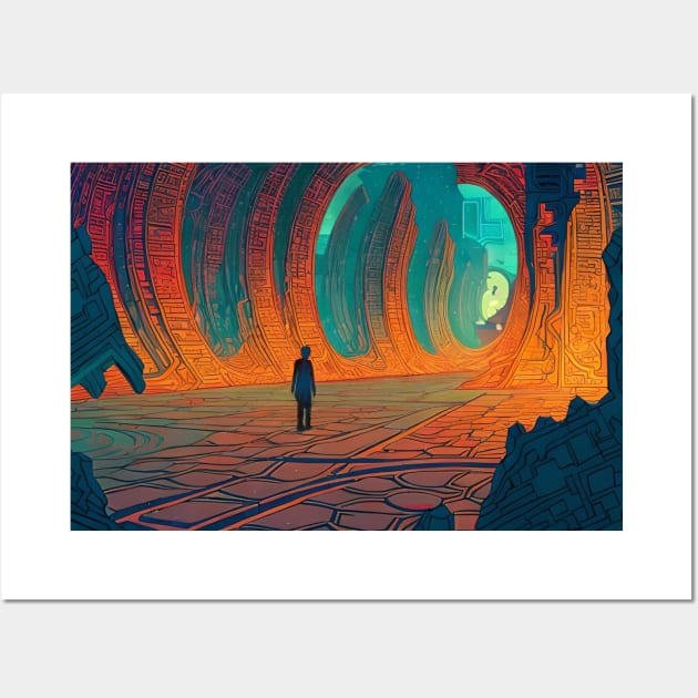 Ruins of a Lost Civilization Wall Art by EsoteraArt